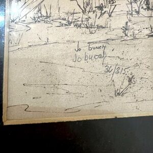 Jo Bunch lithograph, etching, numbered